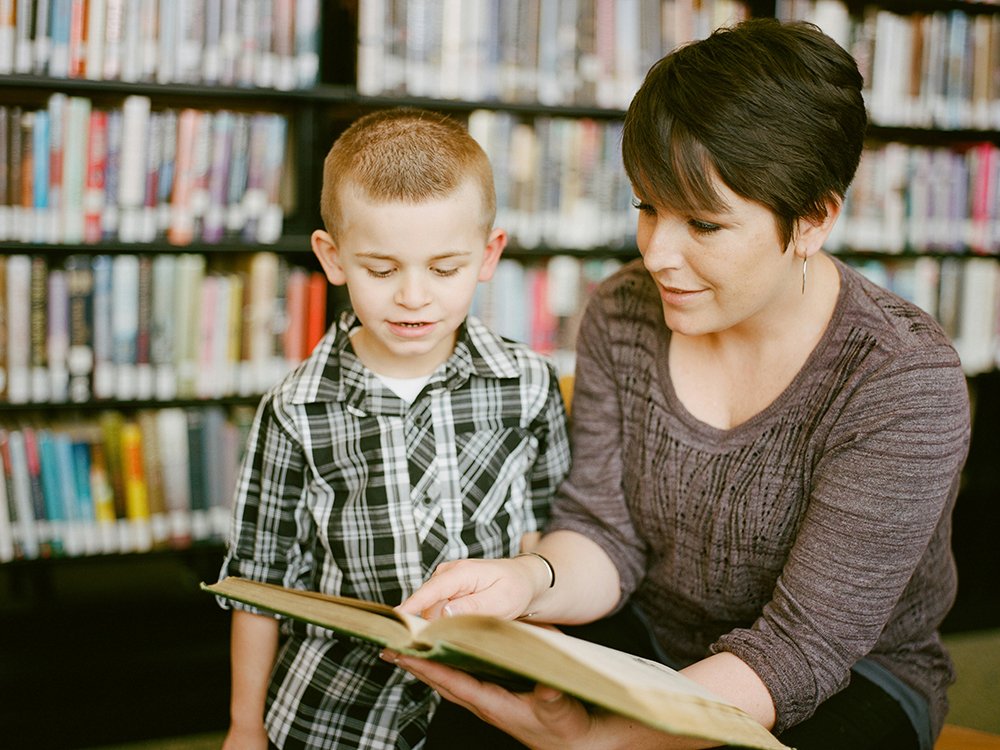 Teacher and student